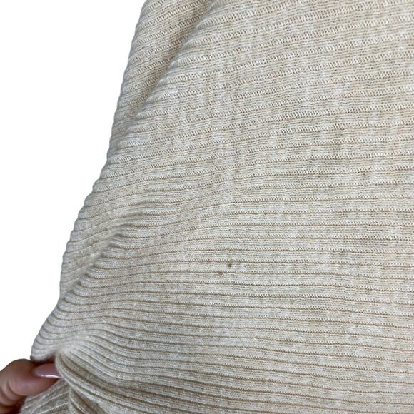 Rodebjer Dalia Ribbed Dolman Sleeve Pullover Sweater Ecru Size M - Picture 5 of 10